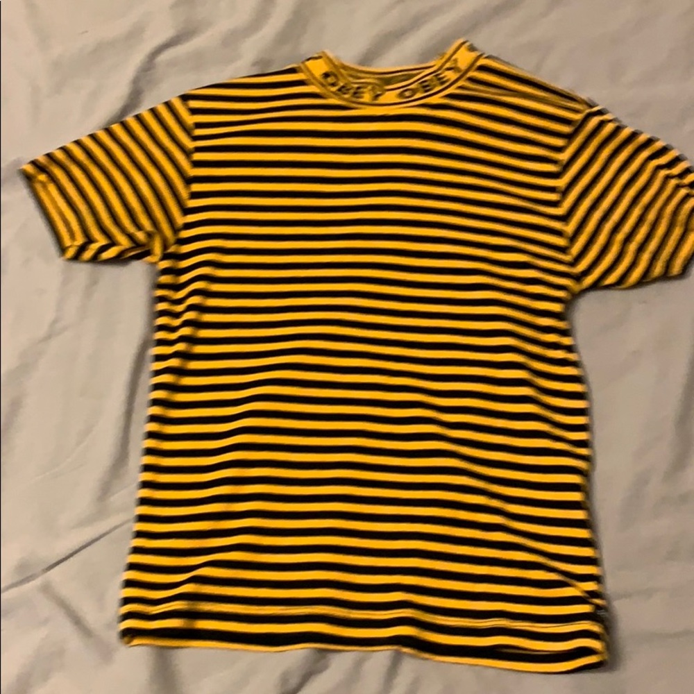 Yellow and black creen next t-shirt